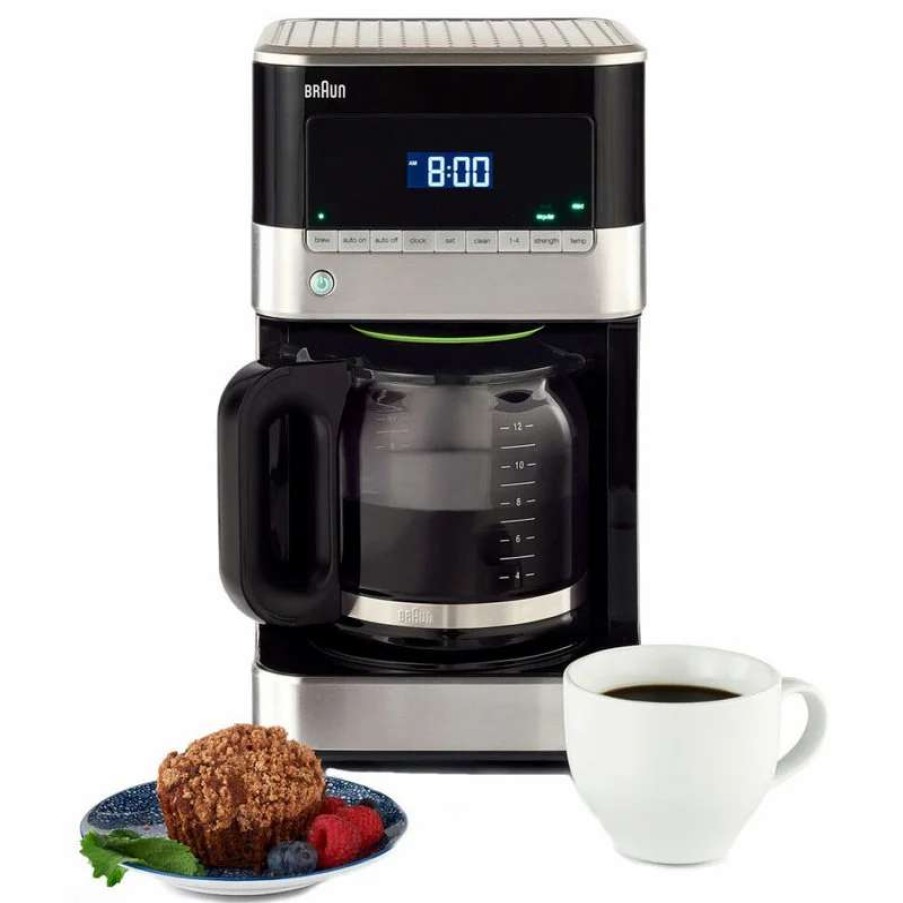 Coffee & Tea Makers * Braun Brewsense Stainless 12Cup Drip Coffee